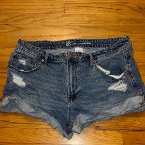 No Boundaries Women's Blue Denim Jean Shorts